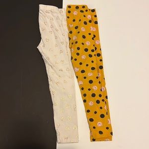 3T Girls Toddler Leggings 2 Pairs